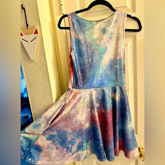 "ORIGINAL" GALAXY ANGEL ICED VELVET PRINCESS SKATER DRESS - Size S - Blackmilk - Picture 5 of 6